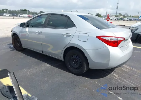 2016 Toyota Corolla Le z USA, uszkodzony, nr VIN 2T1BURHE6GC502643